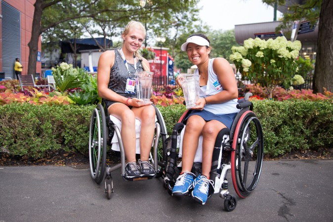 Jordanne Whiley and Yui Kamiji