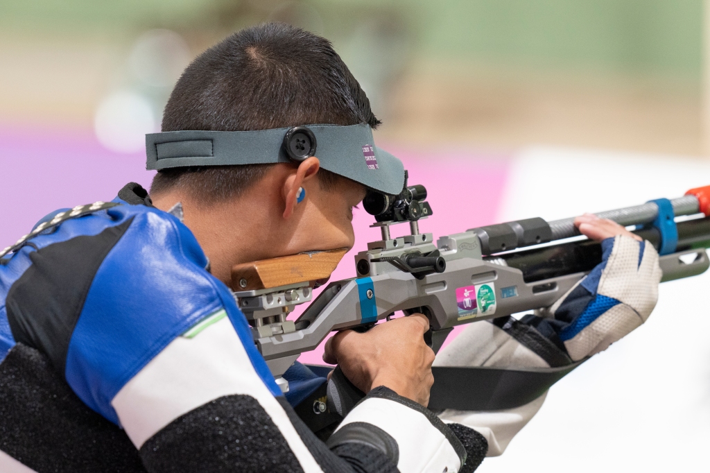 Kevin Nguyen competes at the 2020 Tokyo Paralympics. At the 2023 Parapan American Games, he'll compete in the R3 - Mixed 10m Air Rifle Prone SH1 and the R6 - Mixed 50m Rifle Prone SH1.