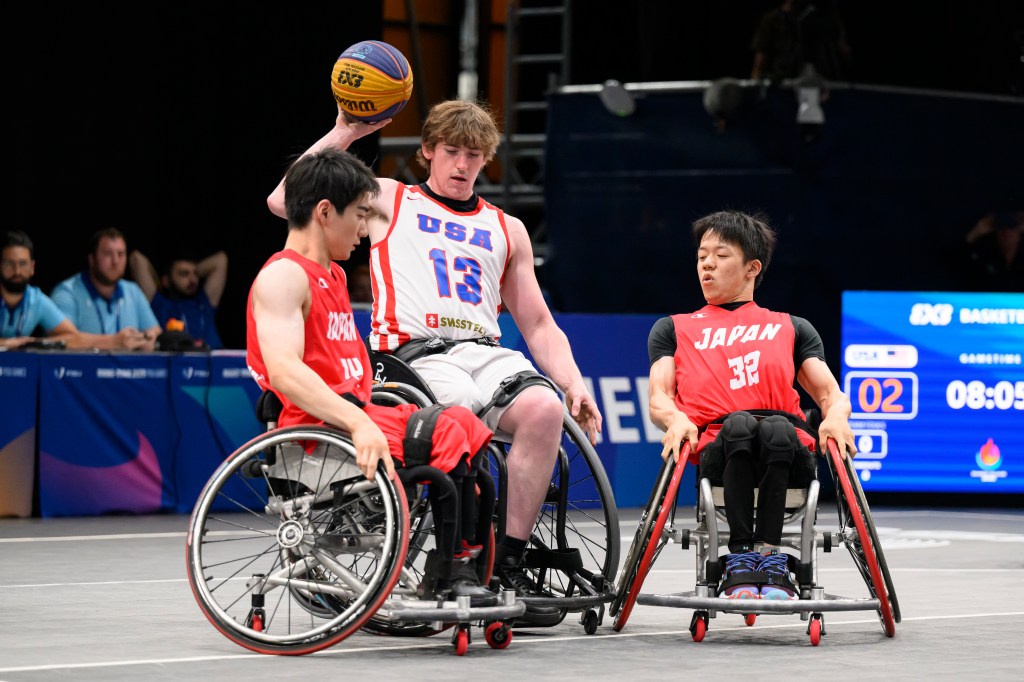 USA CLAIMS BRONZE WITH 10–6 WIN OVER JAPAN IN MEN’S 3X3 WHEELCHAIR BASKETBALL